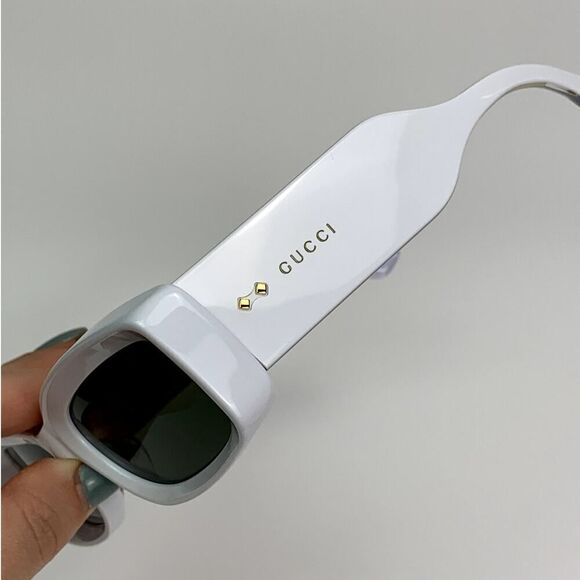 NEW Gucci Sunglasses GG1528S 004 Light Blue Gray Women Authentic - Picture 5 of 12
